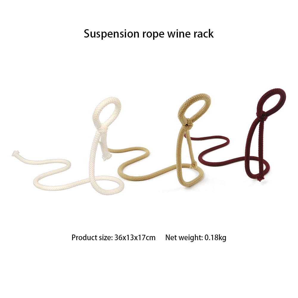 Suspended Rope Wine Bottle My Store