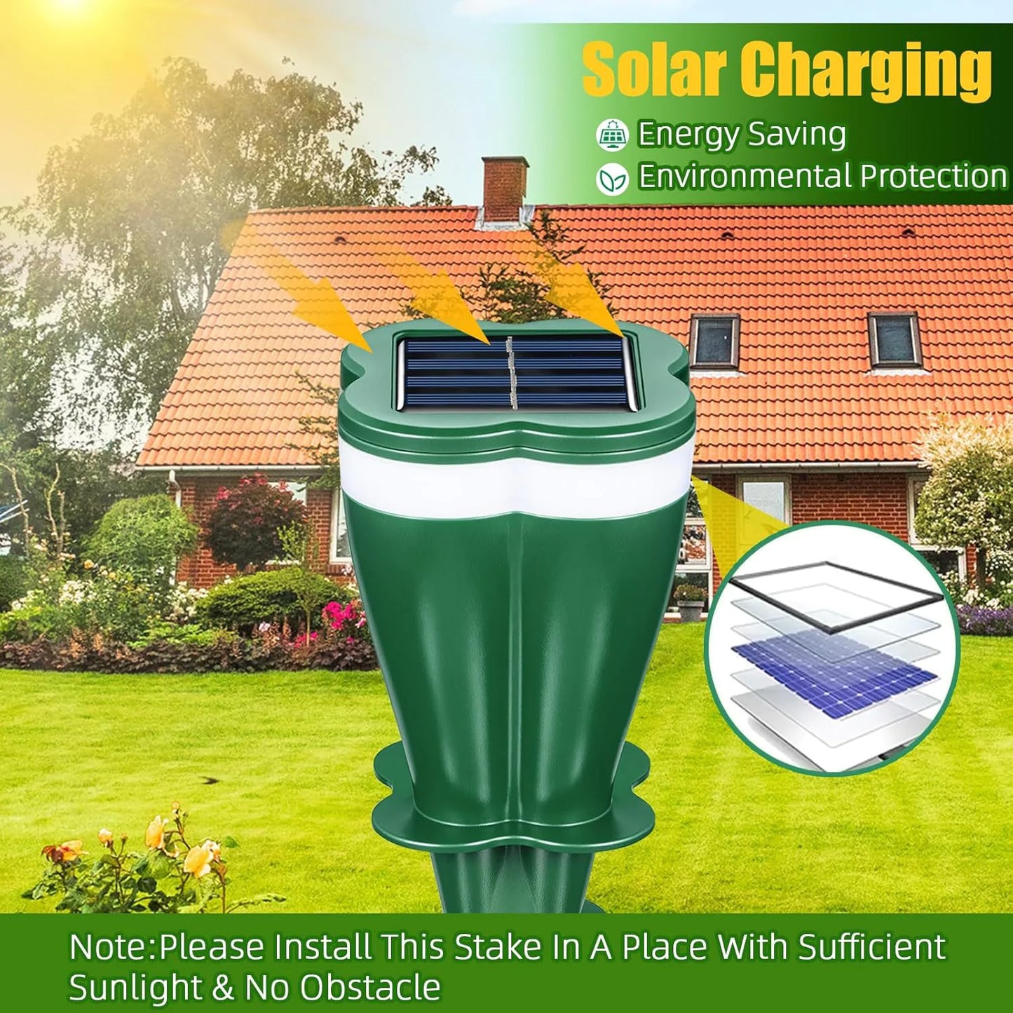 Solar Outdoor Rodent & Snake Repellent - SLSOK