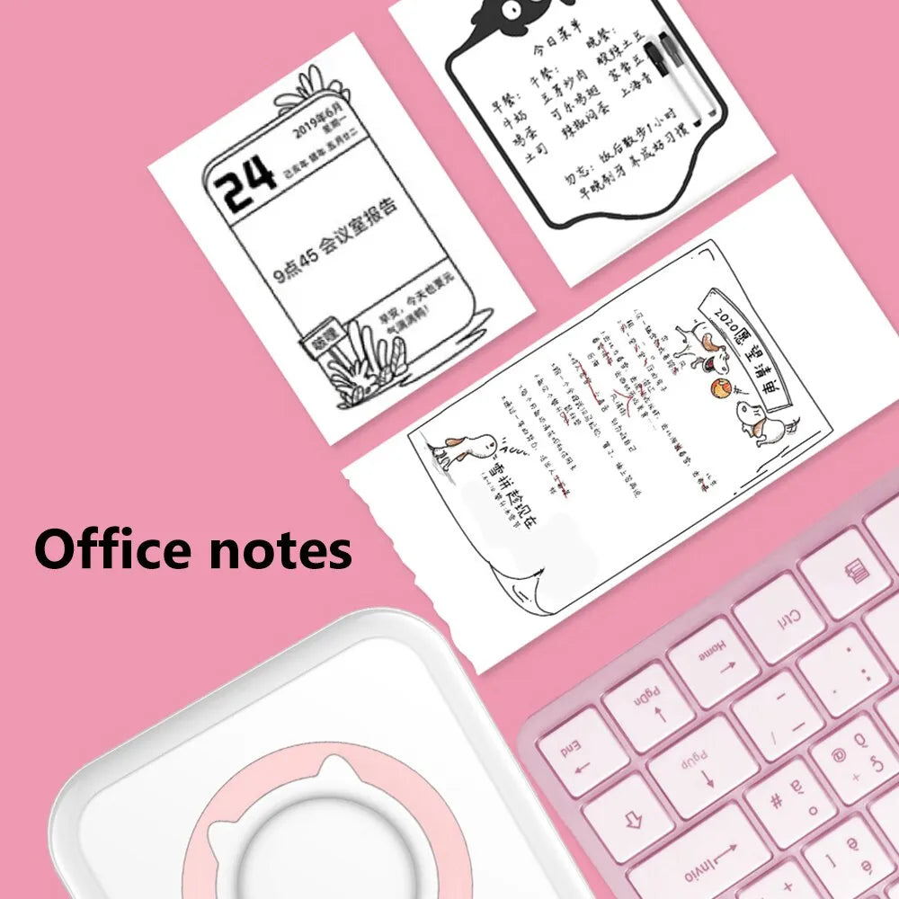Mini Printer Portable Thermal Stickers - SLSOK