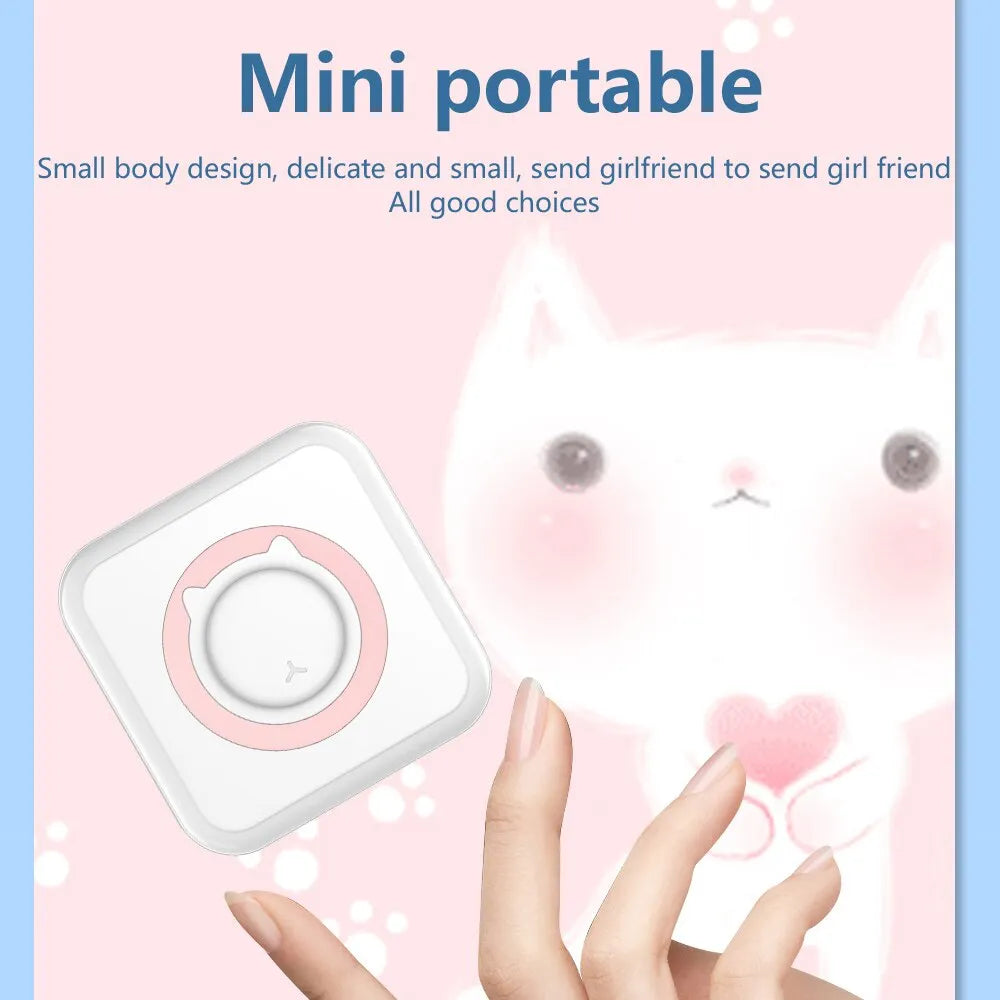 Mini Printer Portable Thermal Stickers - SLSOK