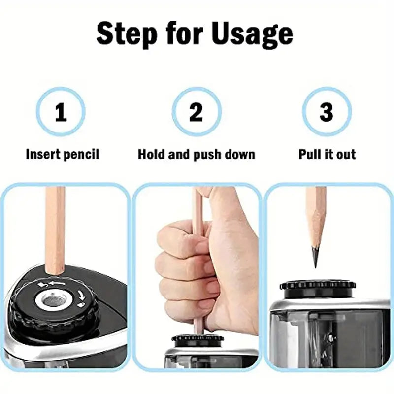 Portable Electric Pencil Sharpener - SLSOK