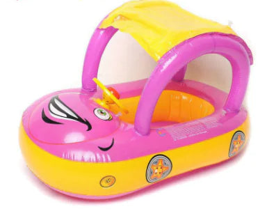Inflatable Kids Swim Float with Car Canopy - SLSOK
