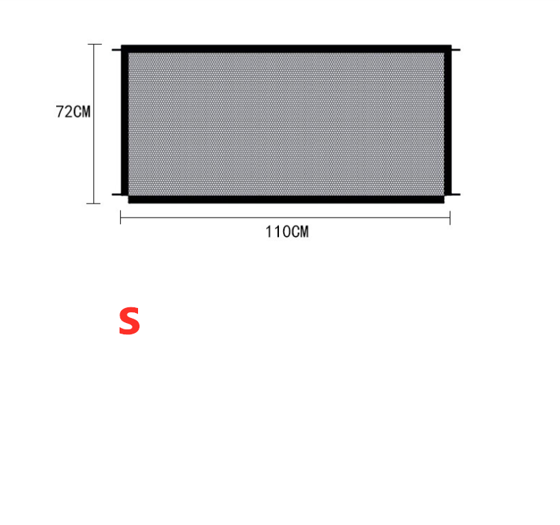 Black Foldable Protection Pet Safety Gate - SLSOK