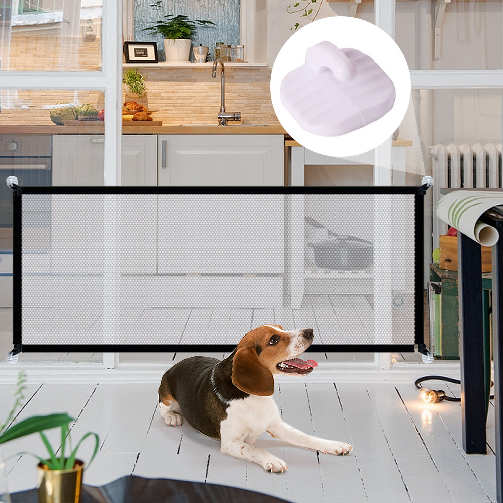 Black Foldable Protection Pet Safety Gate - SLSOK