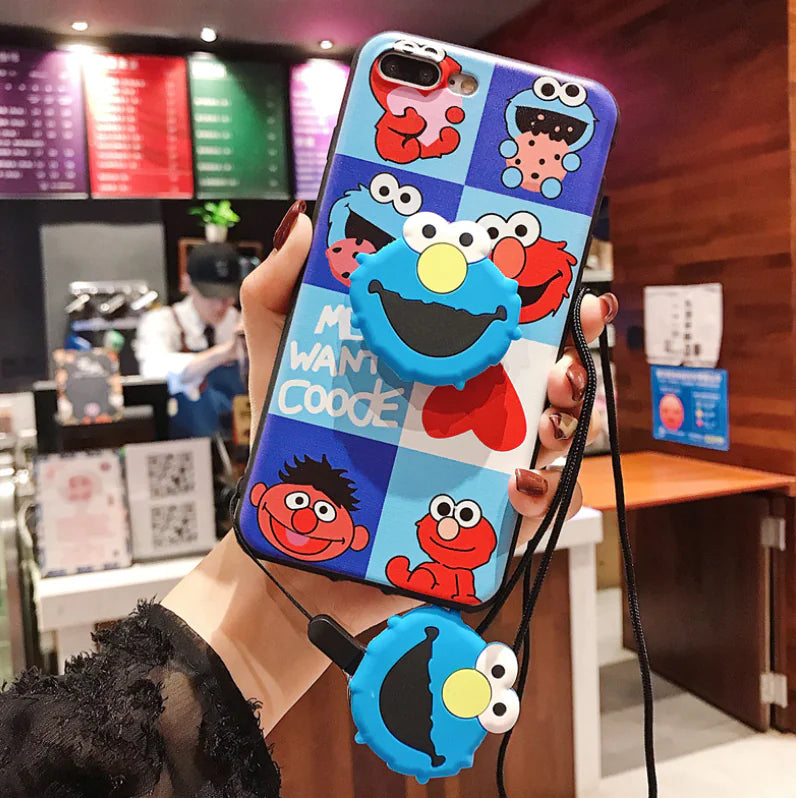 Cute Snoopy Phone Case with Stand and Protector - SLSOK