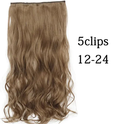 Curly Wave Clip-In Hair Extensions - SLSOK