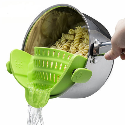 Silicone Kitchen Snap N Strain Filter My Store