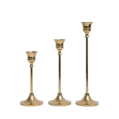 Elegant Vintage Gold Candle Holder SLSOK