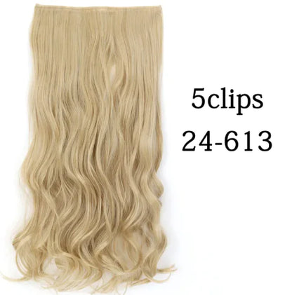 Curly Wave Clip-In Hair Extensions - SLSOK