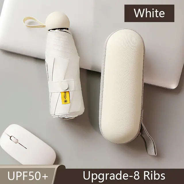 8-Ribs Mini Portable Sun Umbrella - SLSOK