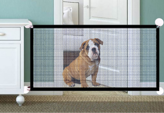 Black Foldable Protection Pet Safety Gate - SLSOK