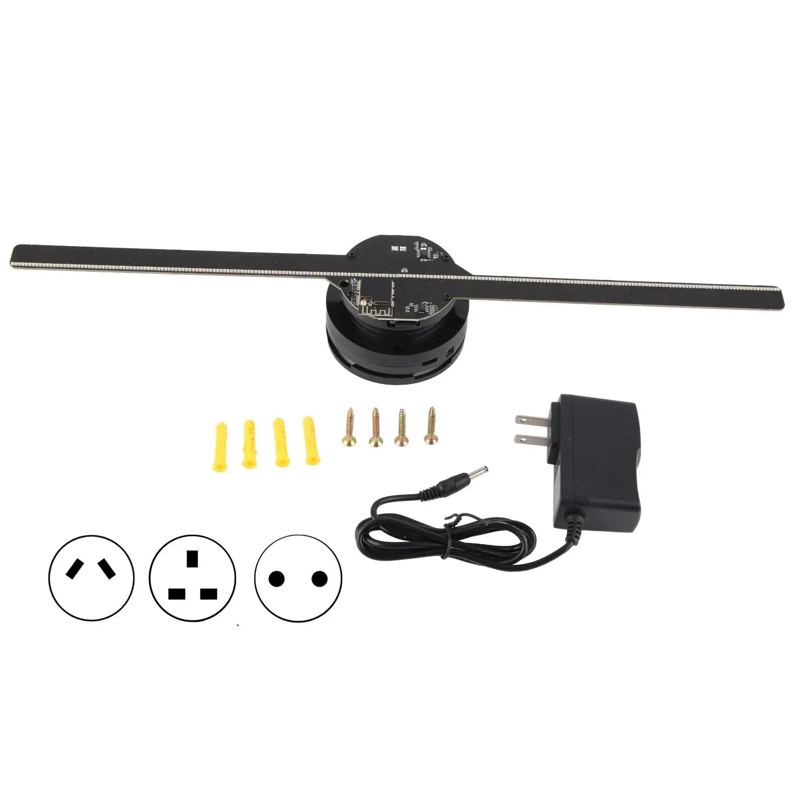 3D Hologram Fan 224 LED Light Beads My Store