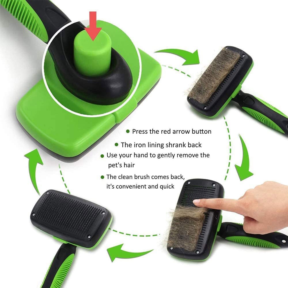 Self Cleaning Dog Brush My Store