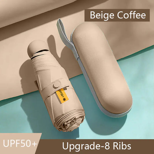 8-Ribs Mini Portable Sun Umbrella - SLSOK