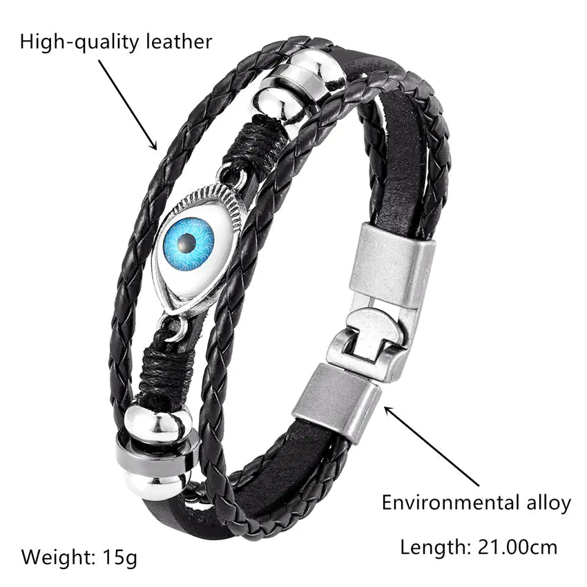 Multi-Layer Evil Eye Bracelet - SLSOK