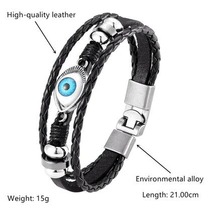 Multi-Layer Evil Eye Bracelet - SLSOK