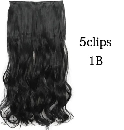 Curly Wave Clip-In Hair Extensions - SLSOK