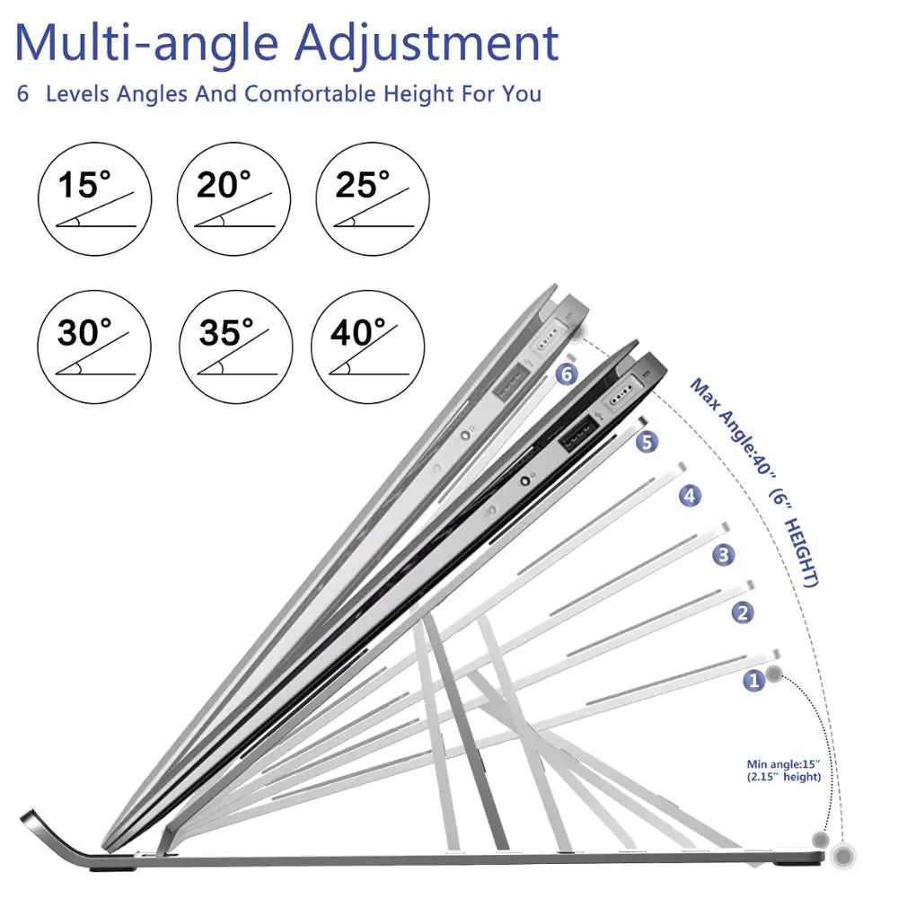 Foldable Laptop Stand Adjustable Notebook Stand Portable Laptop My Store