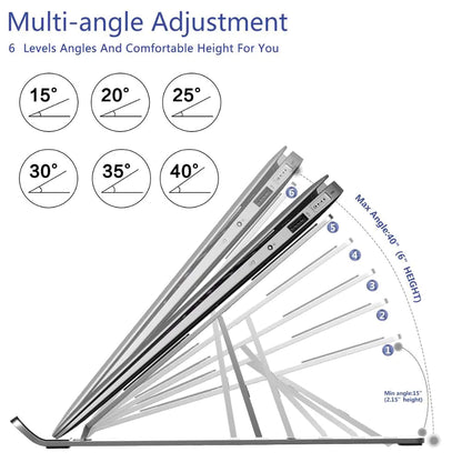 Foldable Laptop Stand Adjustable Notebook Stand Portable Laptop My Store