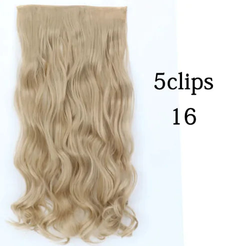 Curly Wave Clip-In Hair Extensions - SLSOK