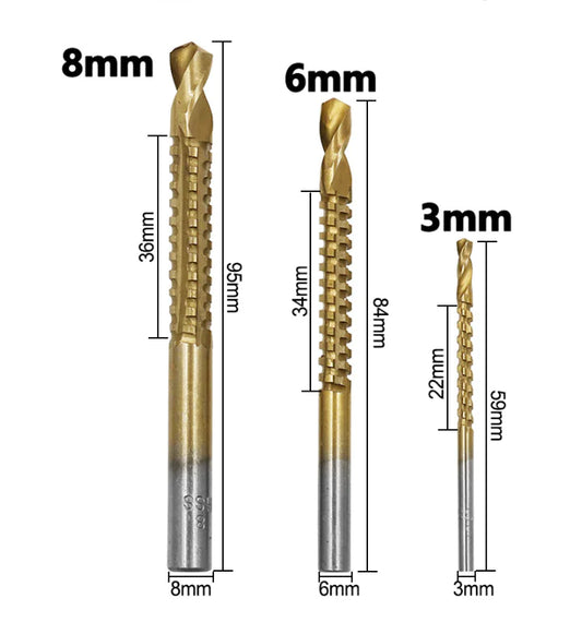 Step Drill Groove Saw Set (6 Pieces) - SLSOK