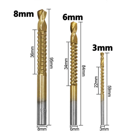 Step Drill Groove Saw Set (6 Pieces) - SLSOK