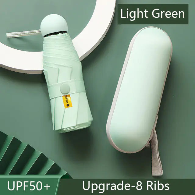 8-Ribs Mini Portable Sun Umbrella - SLSOK