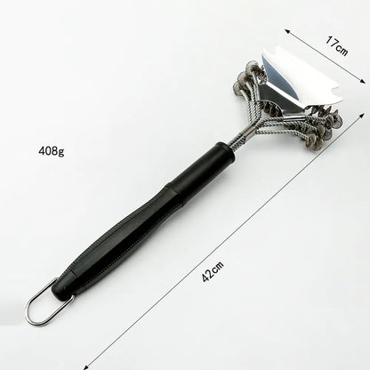 Stainless Steel BBQ Grill Brush Set - SLSOK
