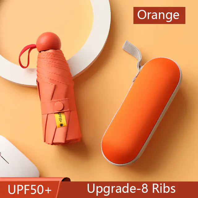 8-Ribs Mini Portable Sun Umbrella - SLSOK