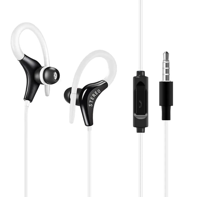 Universal In-Ear Sports Headphones with Microphone - SLSOK