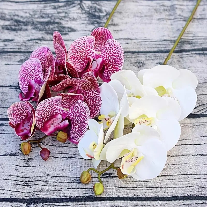 Artificial 6-Head Phalaenopsis Orchid - SLSOK