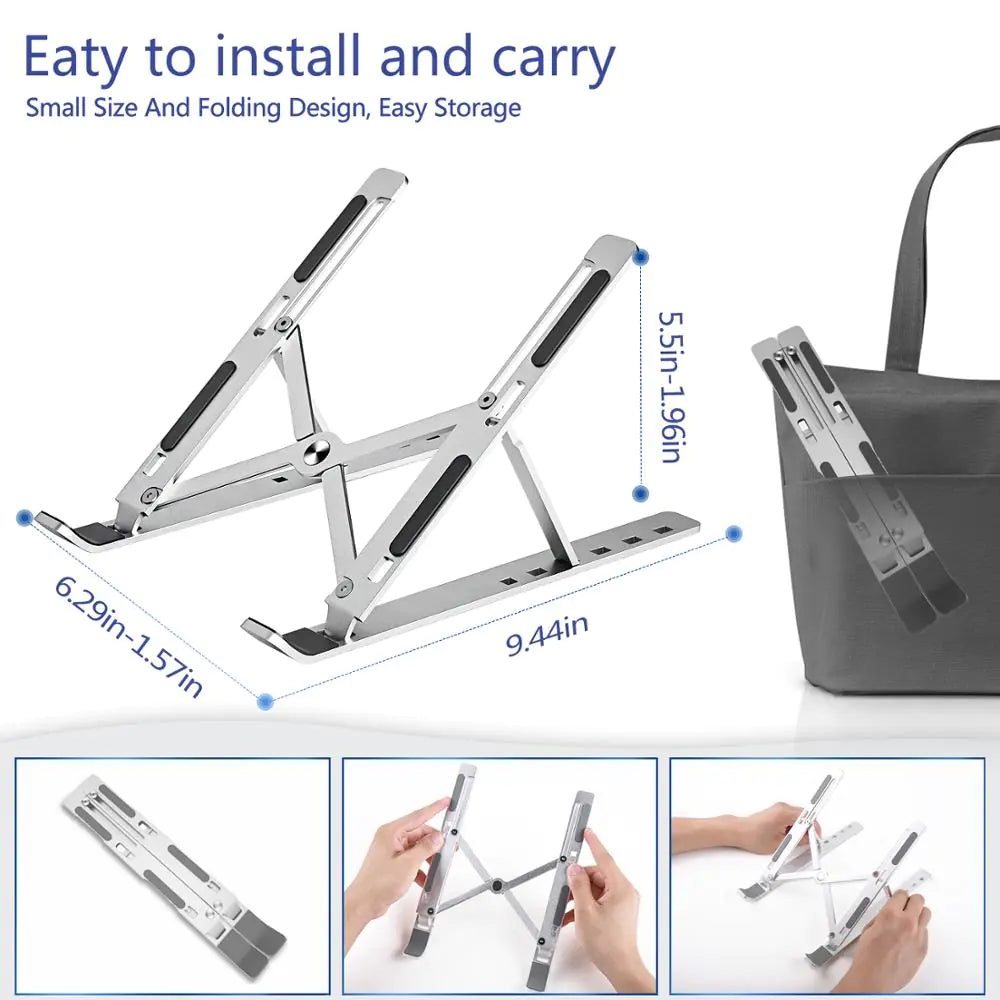 Foldable Laptop Stand Adjustable Notebook Stand Portable Laptop My Store