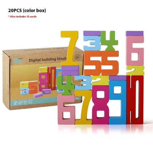 Wooden Number Blocks Set - SLSOK