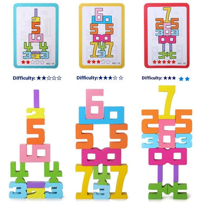 Wooden Number Blocks Set - SLSOK