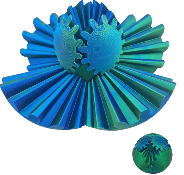 3D Printing Gear Ball Rotation - SLSOK