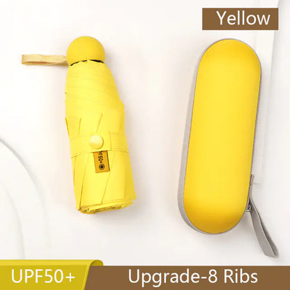 8-Ribs Mini Portable Sun Umbrella - SLSOK