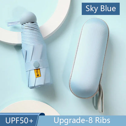 8-Ribs Mini Portable Sun Umbrella - SLSOK