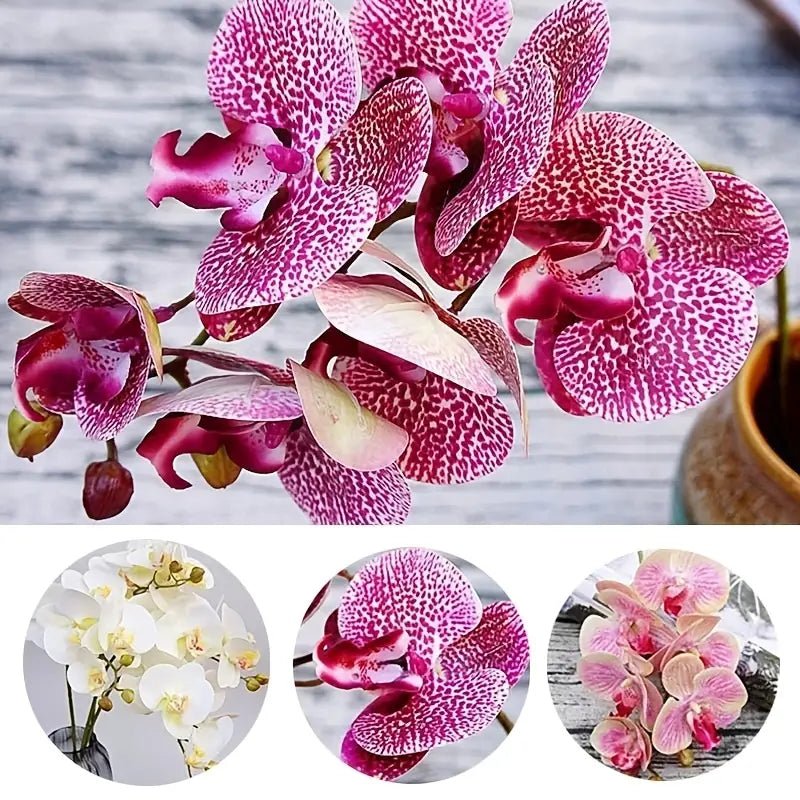 Artificial 6 - Head Phalaenopsis Orchid - SLSOK