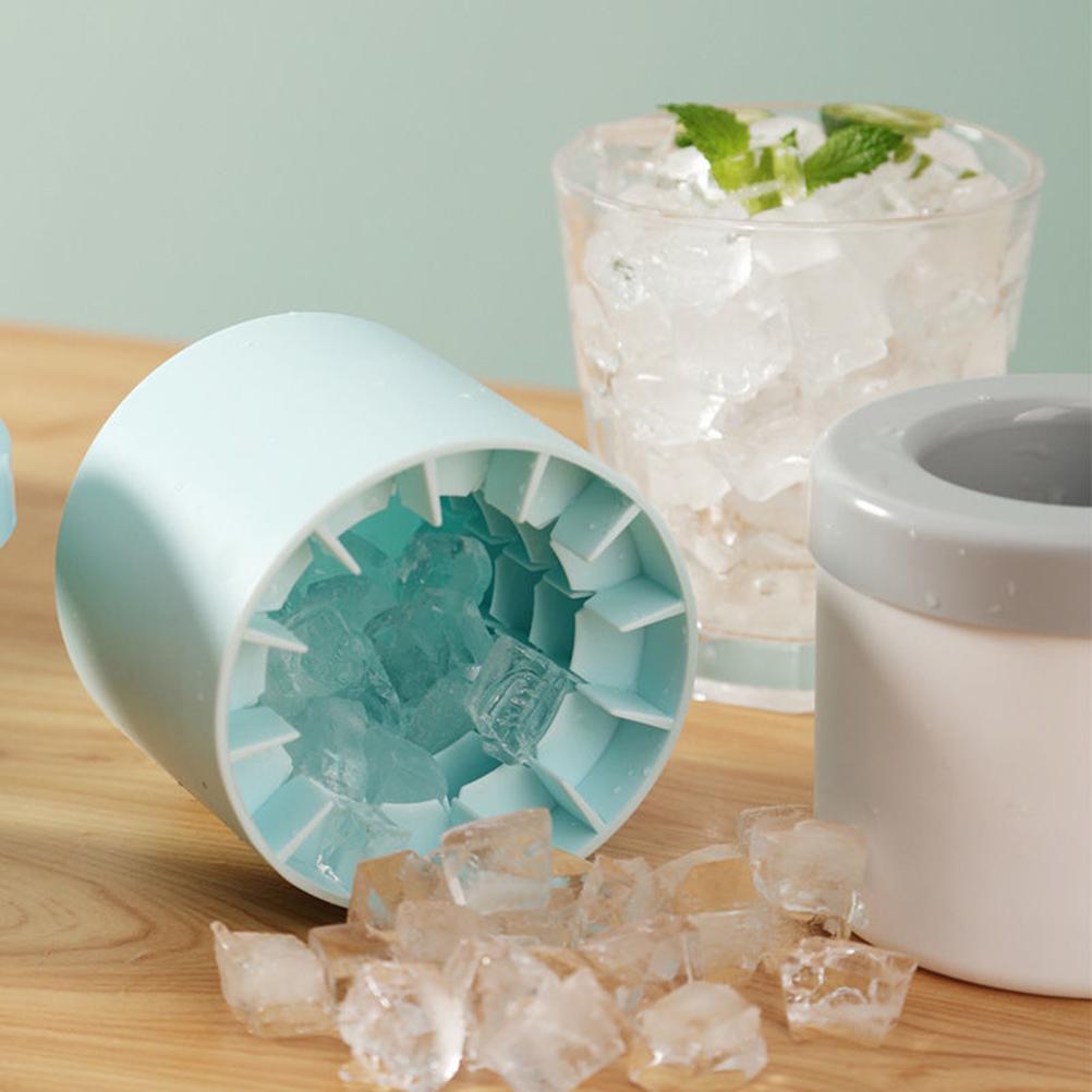 Silicone Cylinder Portable Ice Maker Bucket My Store