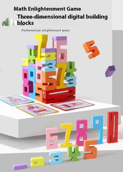 Wooden Number Blocks Set - SLSOK