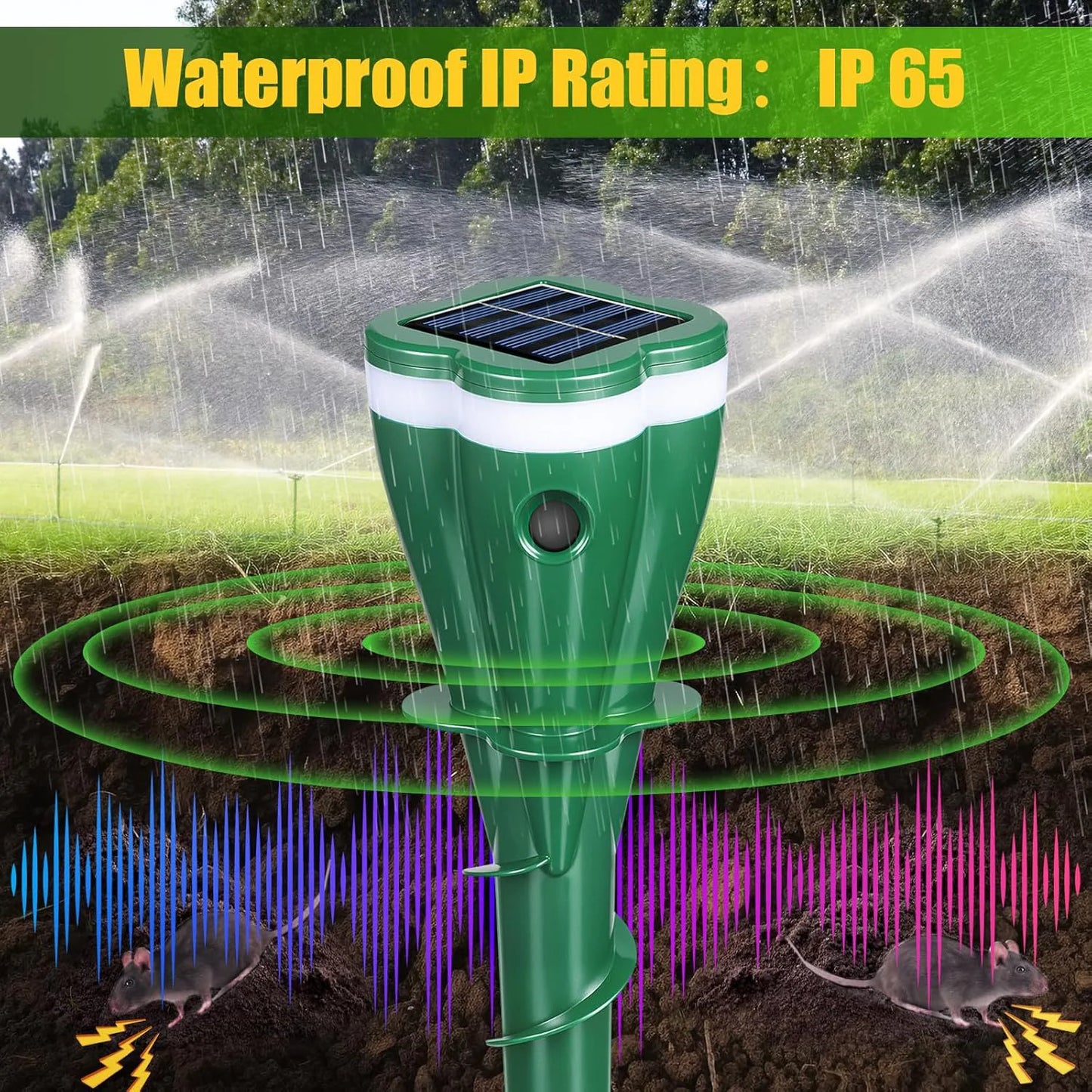 Solar Outdoor Rodent & Snake Repellent - SLSOK