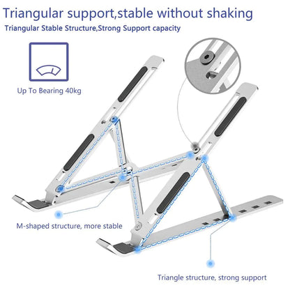 Foldable Laptop Stand Adjustable Notebook Stand Portable Laptop My Store