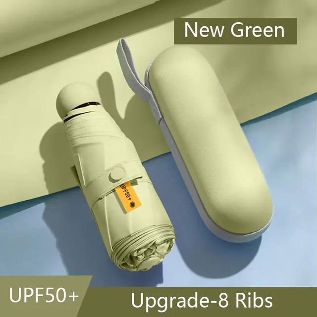 8-Ribs Mini Portable Sun Umbrella - SLSOK