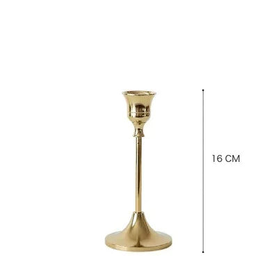Elegant Vintage Gold Candle Holder SLSOK