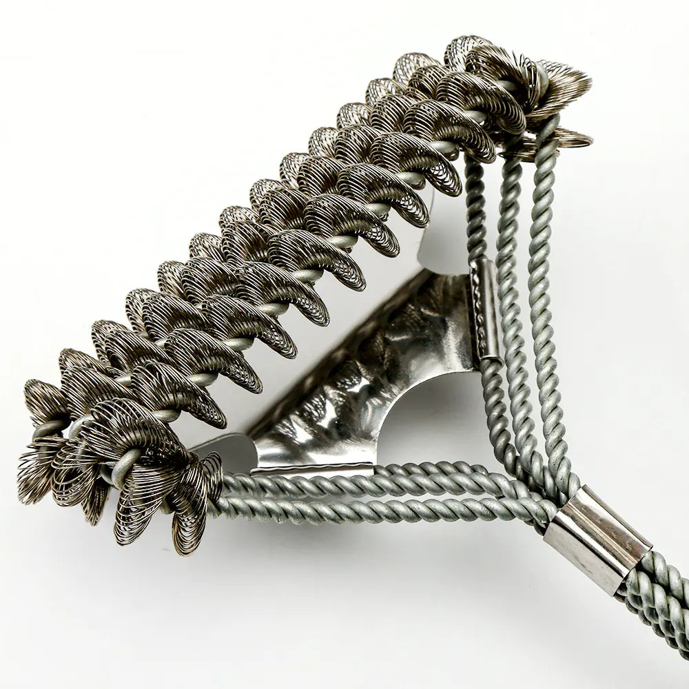 Stainless Steel BBQ Grill Brush Set - SLSOK