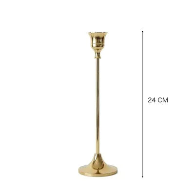 Elegant Vintage Gold Candle Holder SLSOK