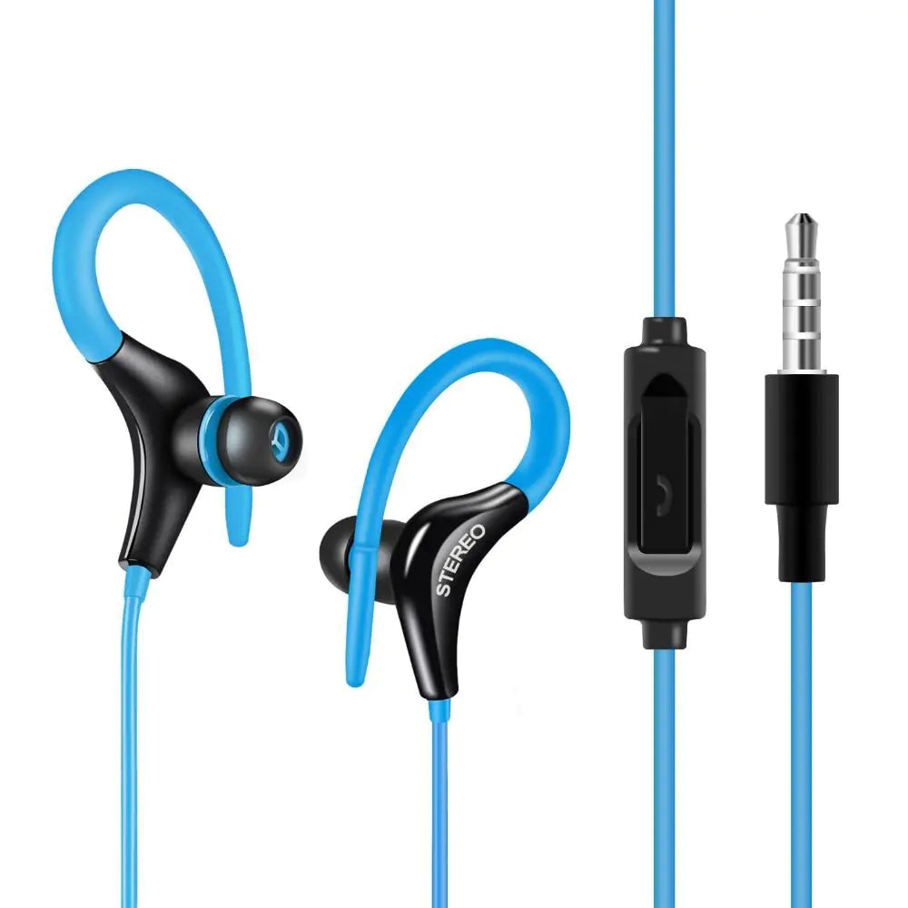 Universal In-Ear Sports Headphones with Microphone - SLSOK