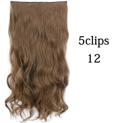 Curly Wave Clip-In Hair Extensions - SLSOK