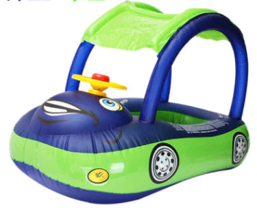 Inflatable Kids Swim Float with Car Canopy - SLSOK