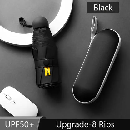 8-Ribs Mini Portable Sun Umbrella - SLSOK